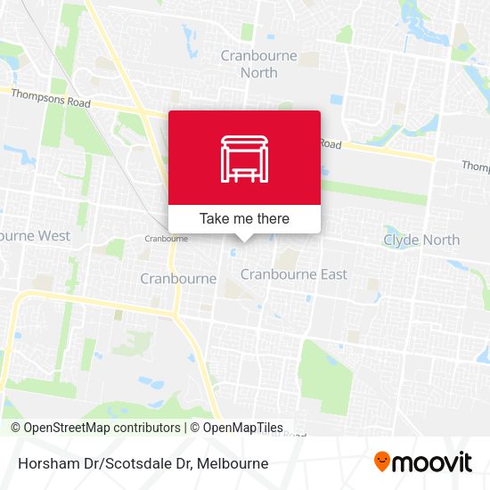 Horsham Dr/Scotsdale Dr map
