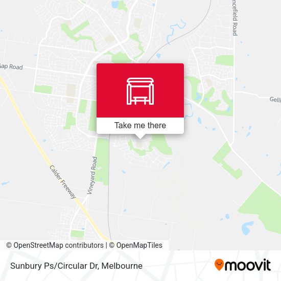 Sunbury Ps/Circular Dr map
