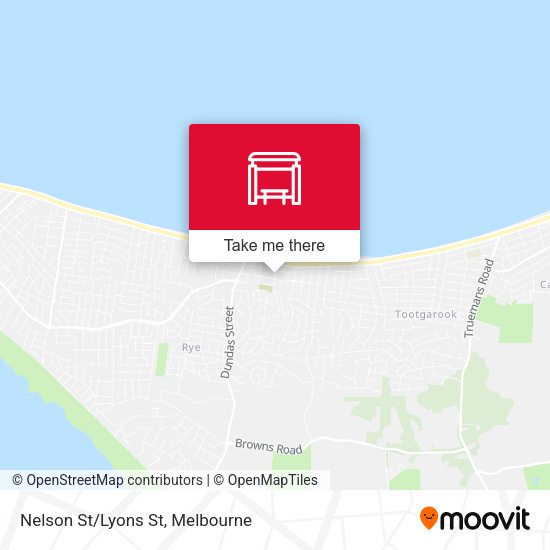 Nelson St/Lyons St map