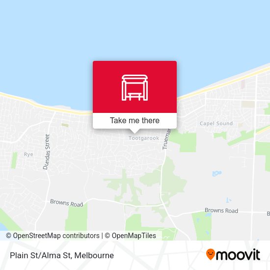 Plain St/Alma St map