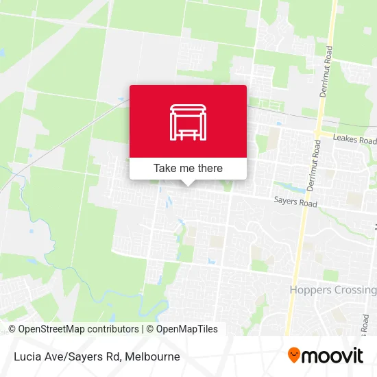 Lucia Ave/Sayers Rd map