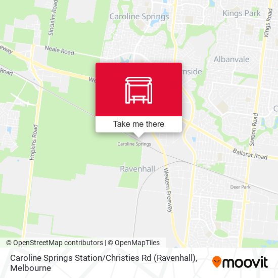 Caroline Springs Station / Christies Rd (Ravenhall) map