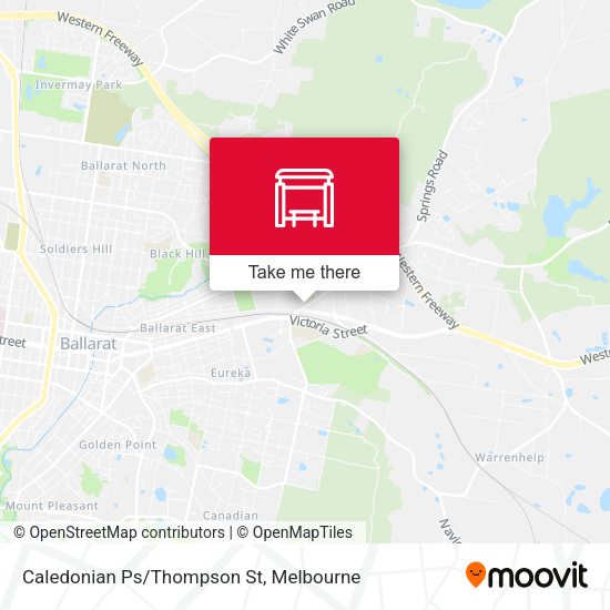 Caledonian Ps/Thompson St map
