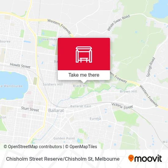 Mapa Chisholm Street Reserve / Chisholm St