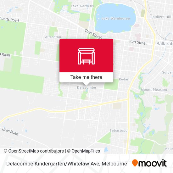Delacombe Kindergarten / Whitelaw Ave map