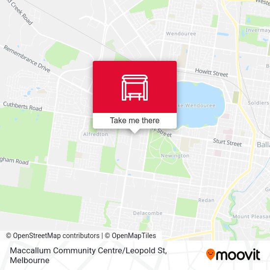Maccallum Community Centre / Leopold St map
