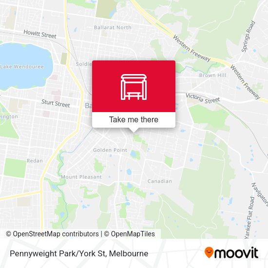 Pennyweight Park/York St map