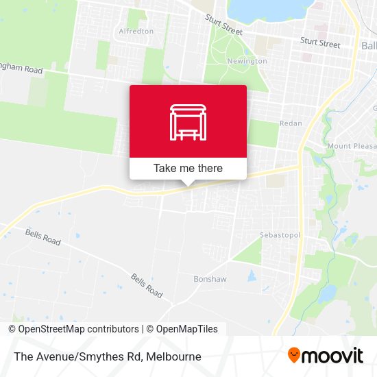 The Avenue/Smythes Rd map