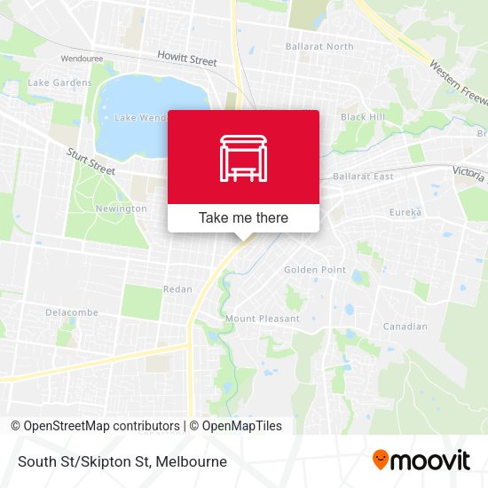 South St/Skipton St map