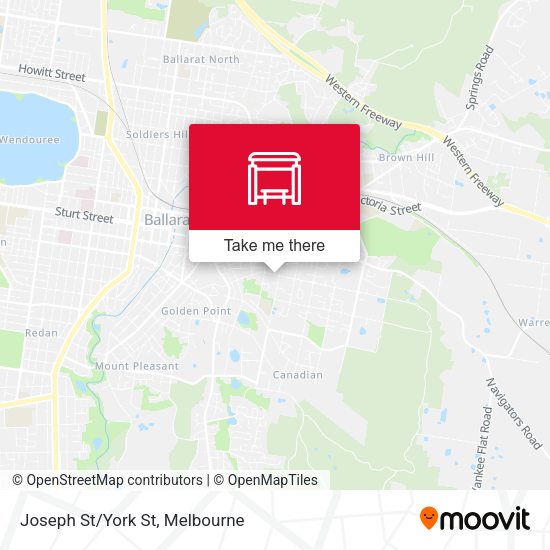 Joseph St/York St map