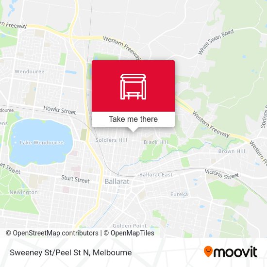 Sweeney St/Peel St N map