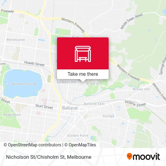 Nicholson St/Chisholm St map