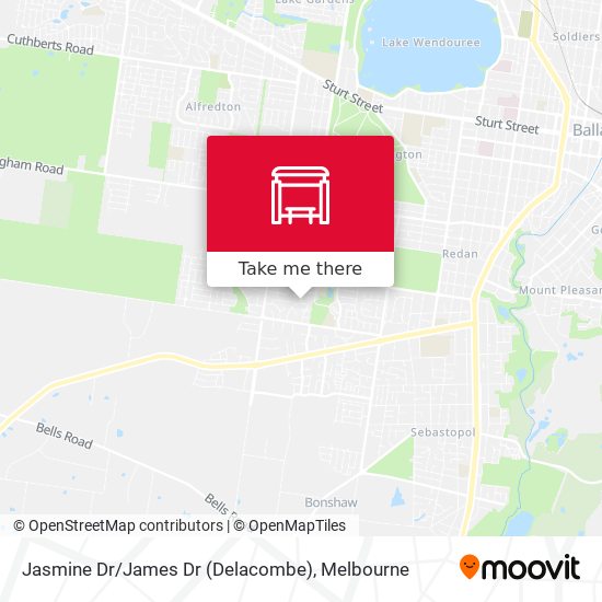 Jasmine Dr / James Dr (Delacombe) map