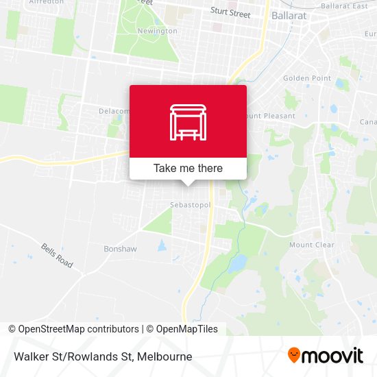 Walker St/Rowlands St map