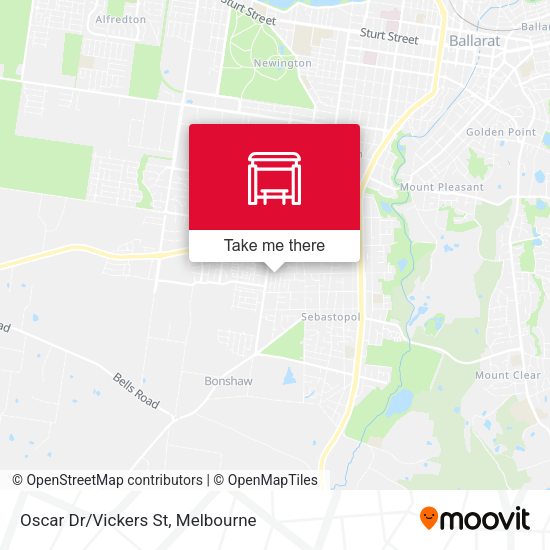 Oscar Dr/Vickers St map
