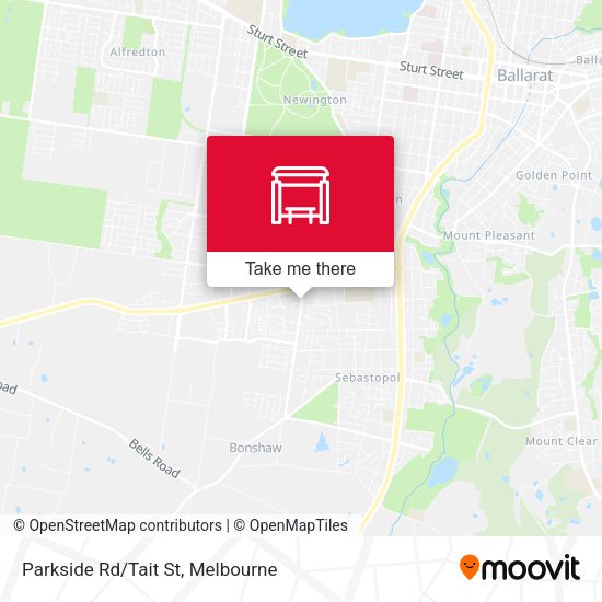 Parkside Rd/Tait St map