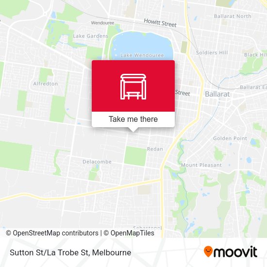 Sutton St/La Trobe St map