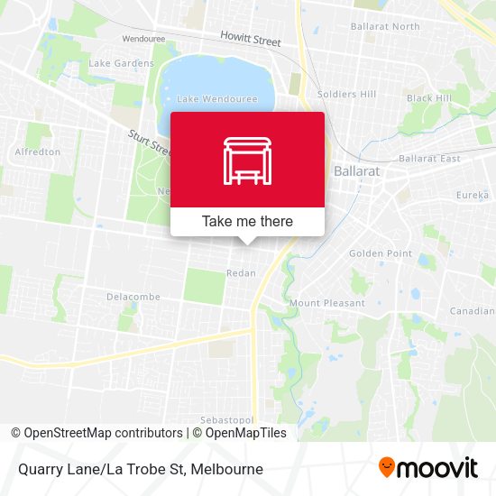 Quarry Lane/La Trobe St map