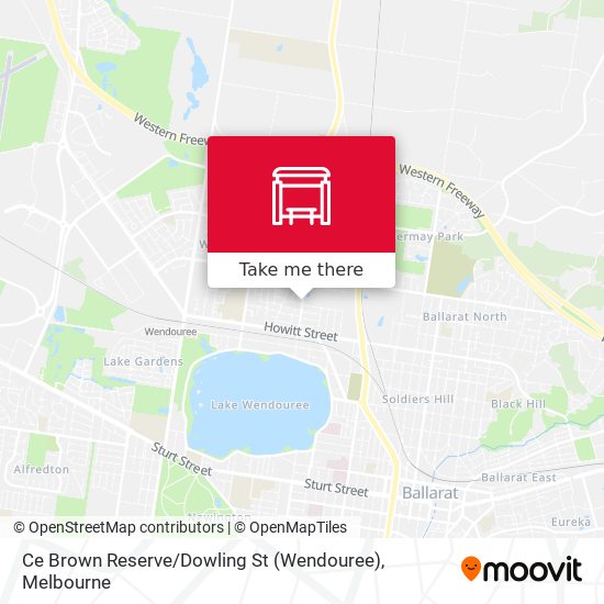 Ce Brown Reserve / Dowling St (Wendouree) map