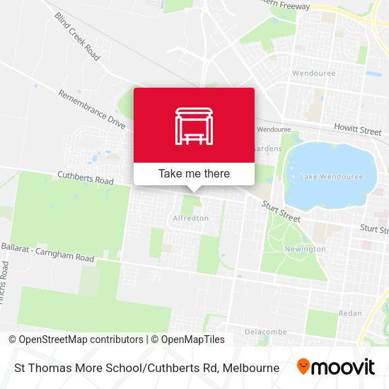 St Thomas More School / Cuthberts Rd map