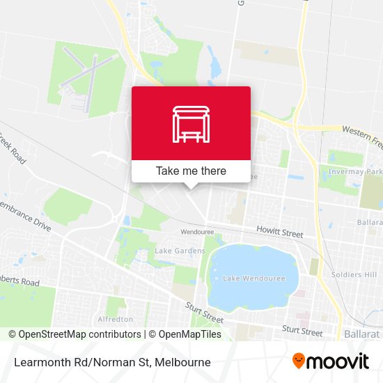 Learmonth Rd/Norman St map
