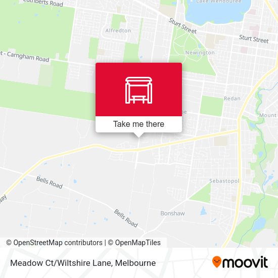 Meadow Ct/Wiltshire Lane map