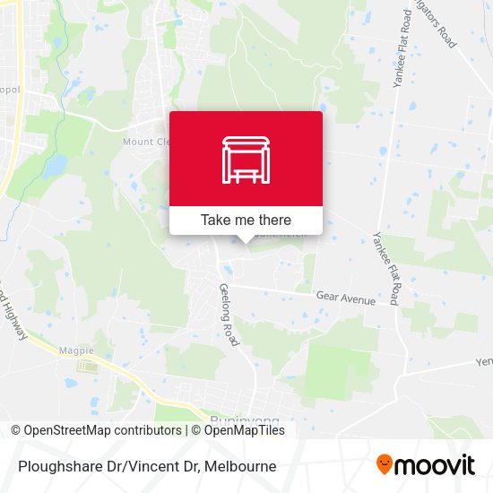 Ploughshare Dr/Vincent Dr map