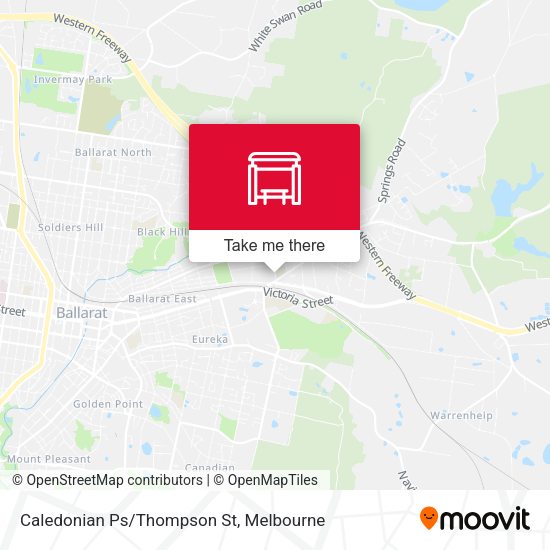 Caledonian Ps/Thompson St map