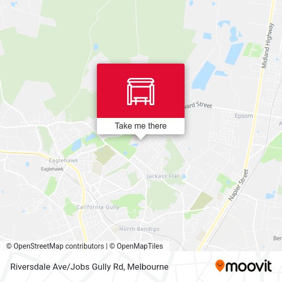 Riversdale Ave/Jobs Gully Rd map