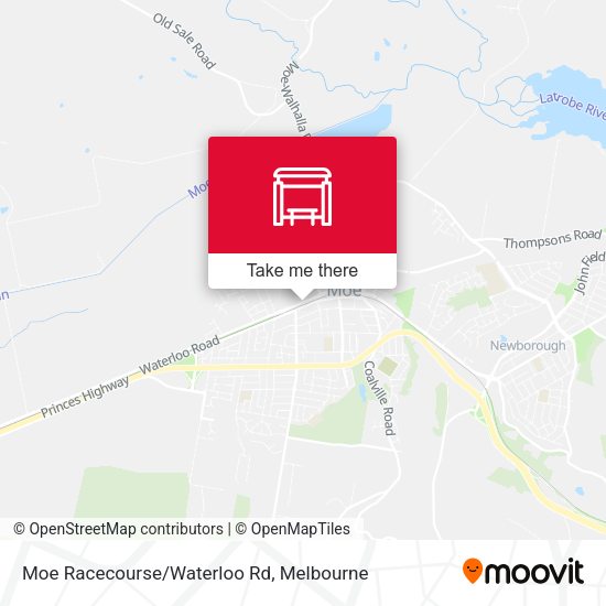 Moe Racecourse/Waterloo Rd map
