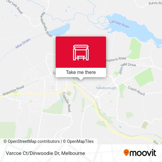 Varcoe Ct/Dinwoodie Dr map