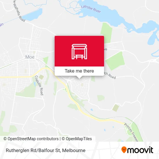 Mapa Rutherglen Rd/Balfour St