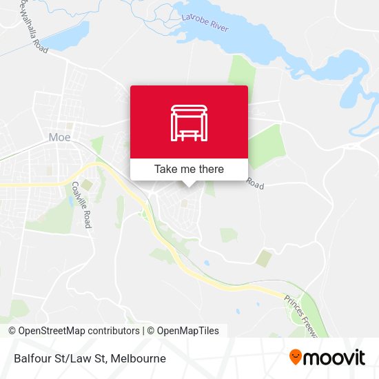 Balfour St/Law St map