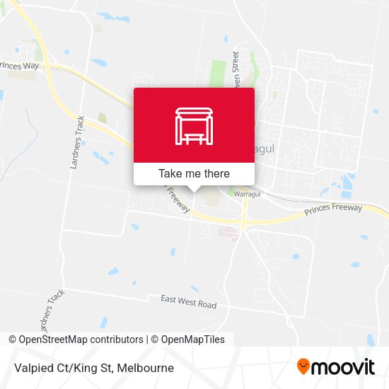 Valpied Ct/King St map