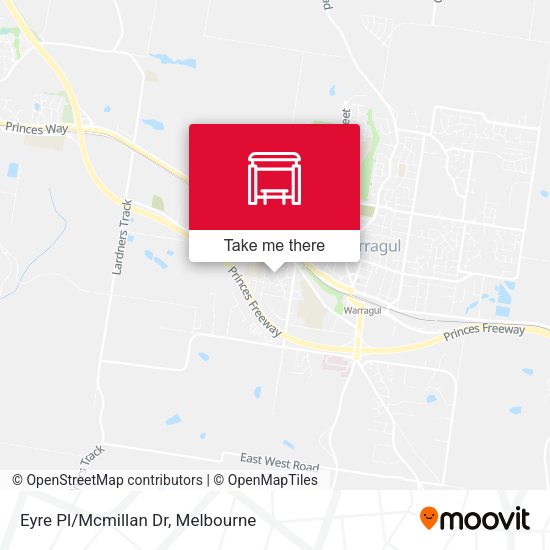 Eyre Pl/Mcmillan Dr map