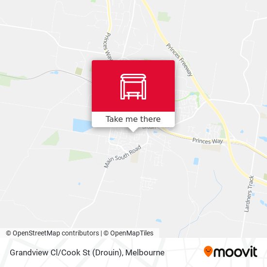 Grandview Cl/Cook St (Drouin) map