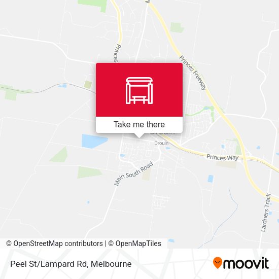 Peel St/Lampard Rd map