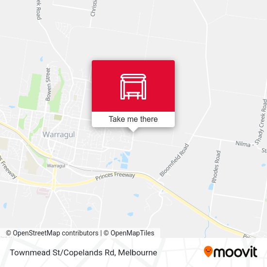 Townmead St/Copelands Rd map