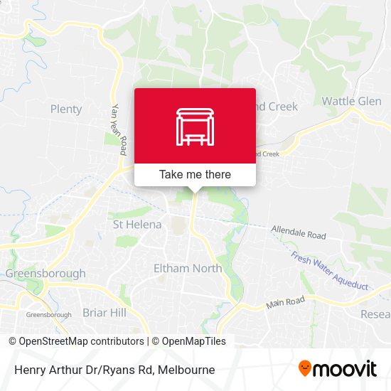Henry Arthur Dr/Ryans Rd map