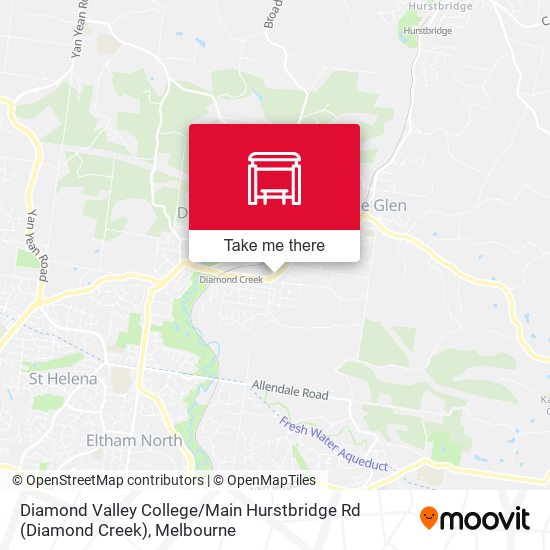 Diamond Valley College / Main Hurstbridge Rd (Diamond Creek) map