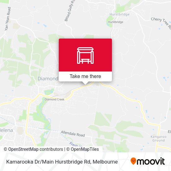 Kamarooka Dr / Main Hurstbridge Rd map