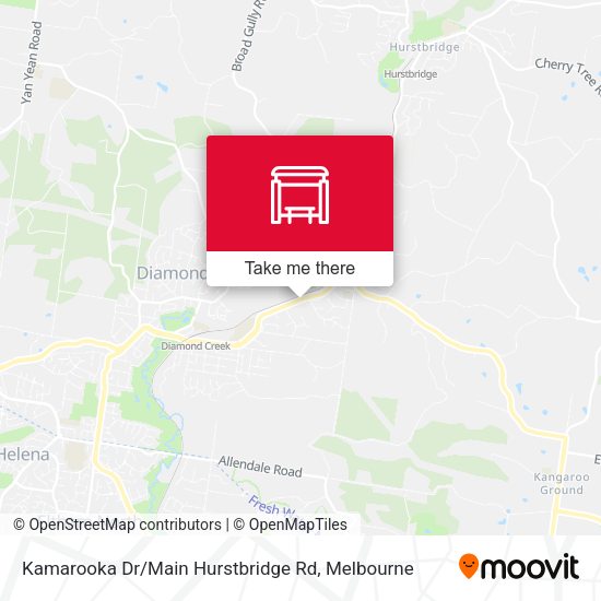 Kamarooka Dr / Main Hurstbridge Rd map