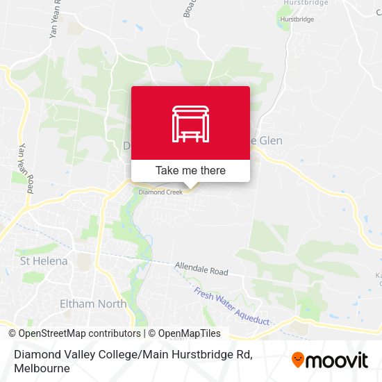 Diamond Valley College / Main Hurstbridge Rd map