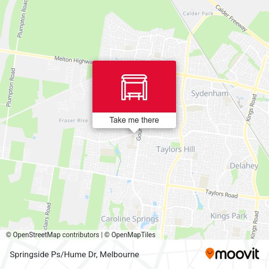 Springside Ps/Hume Dr map