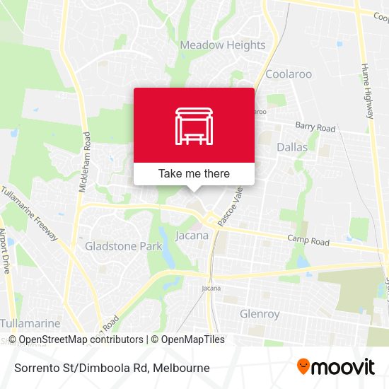 Sorrento St/Dimboola Rd map