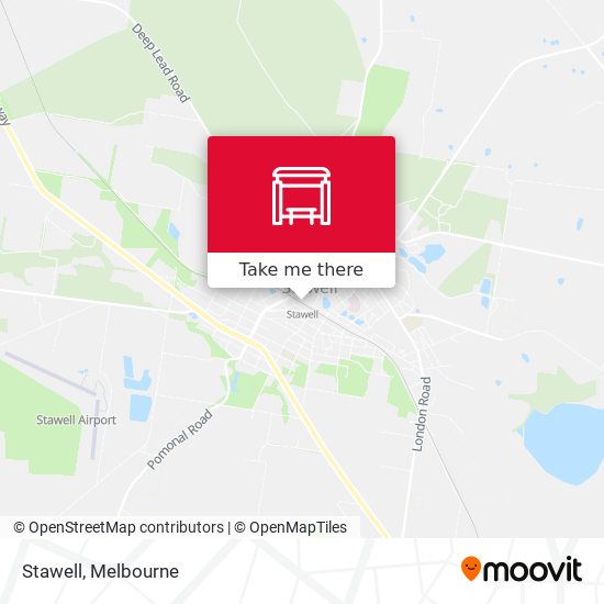 Stawell map