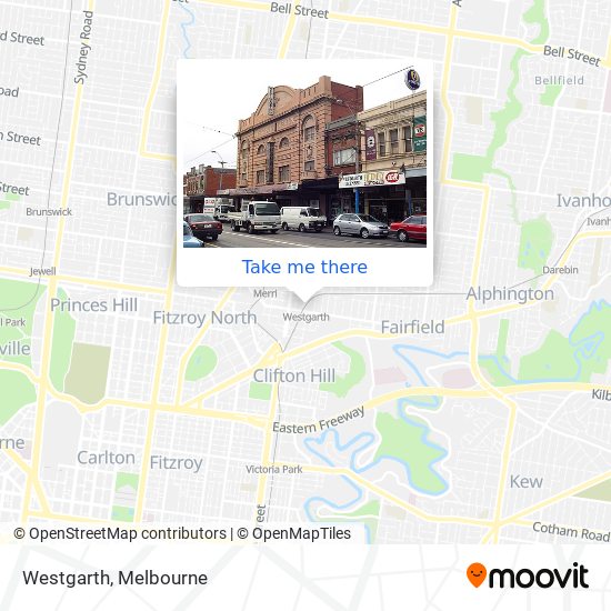 Westgarth map