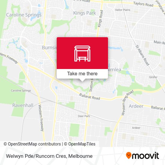 Welwyn Pde/Runcorn Cres map