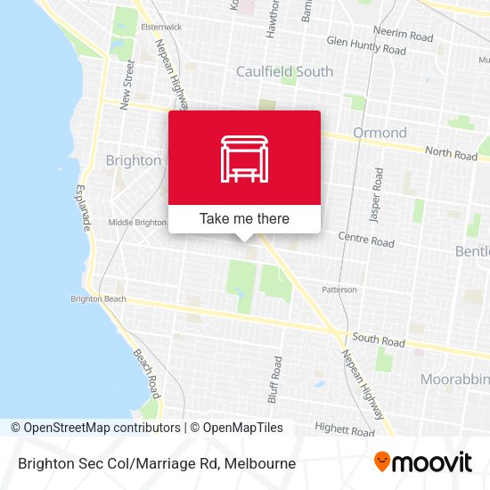 Brighton Sec Col/Marriage Rd map