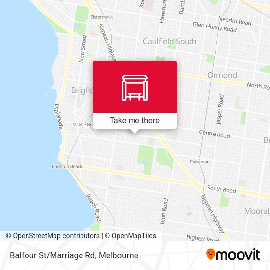 Balfour St/Marriage Rd map